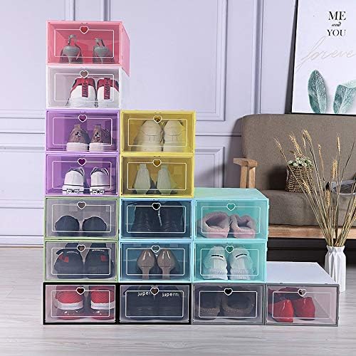 10 Cajas organizadora de zapatos individual