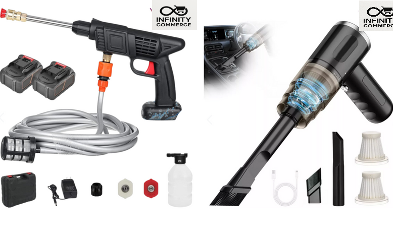 Kit Hidrolavadora 2 baterias+ Aspiradora