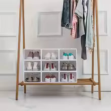 10 Cajas organizadora de zapatos individual