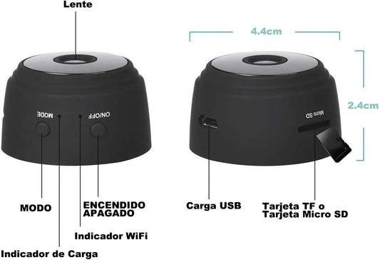 Mini Cámara Ip Wifi Espia 1080p